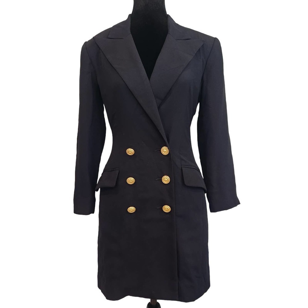 Nicole Miller Blazer‎ Dress in Black Size 2
